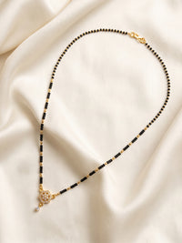 Sparkling Flower Mangalsutra - Lfariya Jewellery