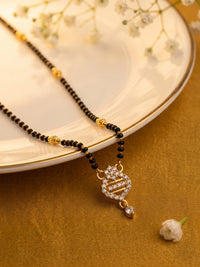 LFariya Jewellery Gold Plated Mangalsutra Product Features Infographic for Women
