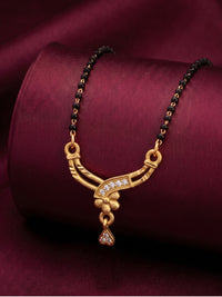 lfariya jewellery ethnic Indian vati mangalsutra necklace for women with premium craftsmanship and classic styling.